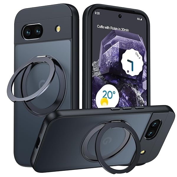 Pixel 8 用 ケース Magsafe対応 Google ピクセル8 カバー 360°回転スタンド スマホケース 携帯ケース ..