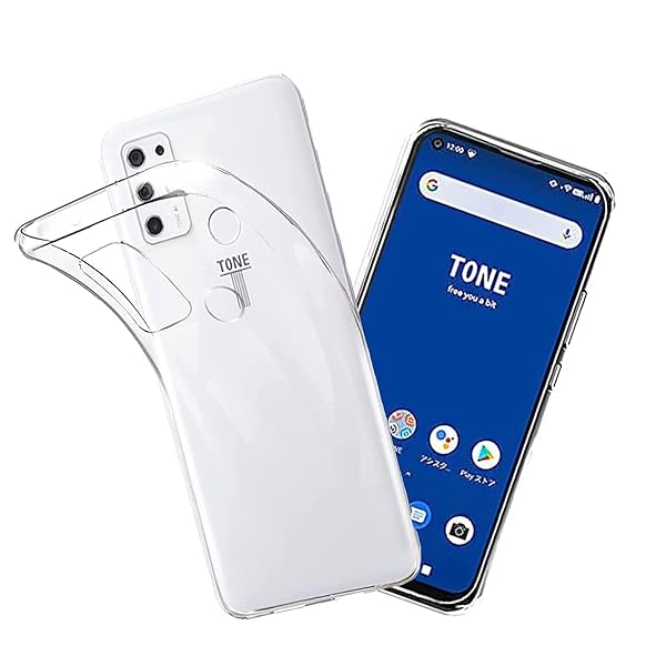 TONE E21 用の スマホケース TONE e21 用の カバー TPU 超薄型 全面保護 ケース ソフト ケース クリア シリコン 透明 クリア ケース ...