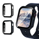 【2枚セット】 アップルウォッチ 防水 カバー 保護 iWatch 41mm Series9 Series8 Series7 直角エッデザイン apple watch 用 ケース 対応 41mm ブラックブラック