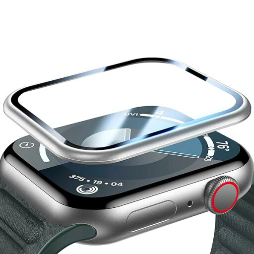 for Apple Watchフィルム 40mm/41mm/44mm/45mm アップルウォッチ 液晶保護 フィルム Series 9・8・7・6・5・4・se対応 画面保護 キズ防止 高透過率 気泡なし 指紋防止 取扱簡単 9H硬度ガラス (シルバ for Apple Watchフィルム 40mm/41mm/44mm/45mm アップルウォッチ 液晶保護 フィルム Series 9・8・7・6・5・4・se対応 画面保護 キズ防止 高透過率 気泡なし 指紋防止 取扱簡単 9H硬度ガラス (シルバ