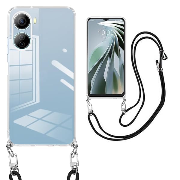 ZTE Libero 5G ケース クリア ショルダー A003ZT カバー 耐衝撃 スマホケース ネックストラップ 首かけ 斜めがけ 携帯 肩掛け 落下防止 すり傷防止 首掛け 紐付き 耐衝撃 透明 TPU 軽量 斜めかけ ケース 衝撃吸収 ストラ