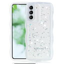 Samsung Galaxy s22 Plus ケース クリア キラキラ 星 かわいい tpuソフトケース 薄型 傷防止背面 滑り止め 指紋防止 美しい おしゃれ ストラップホール付き スマホケース ギャラクシーs22プラス 透明カバー (クリア,