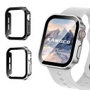 【2枚セット】 アップルウォッチ 防水 カバー 保護 iWatch 42mm Series 10 直角エッデザイン apple watch 用 ケース 対応 42mm ブラック と シルバー