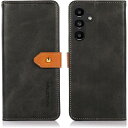 Galaxy S24 FE ケース 手帳型 ギャラクシーS24FE カバー 財布型 高級PUレザー 耐衝撃 マグネット式ボタン スピーカーホール付き カード収納...