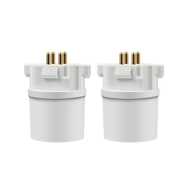 口金変換アダプター 変換ソケット GX10q→E26 (GX10q-1/-2/-3/-4対応) 2個入