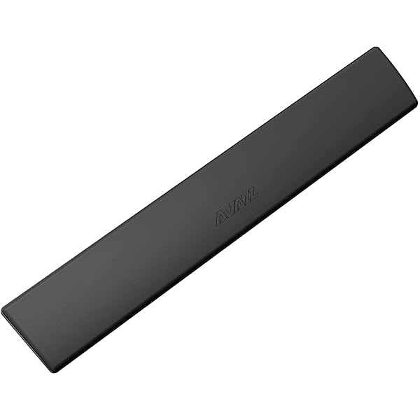 メモリーフォームキーボードリストサポート滑り止めベース快適なタイピングフェイクレザーリストレスト人間工学に基づいた-承認された耐久性のある軽量ゲームオフィス用 (104キーブラック)