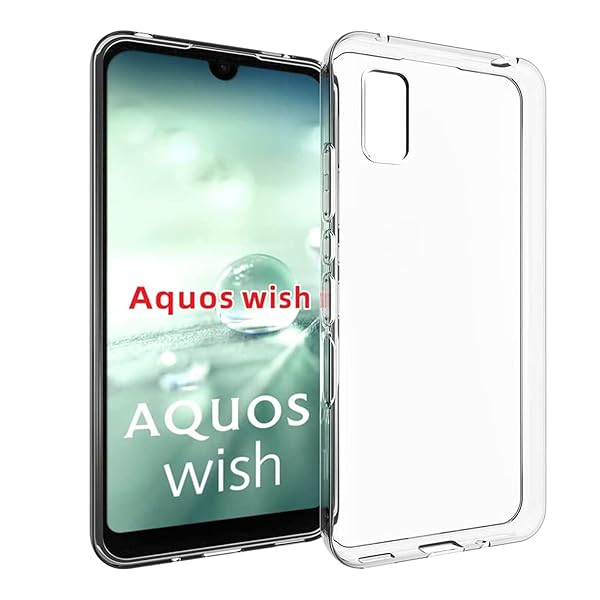 AQUOS Wish/Aquos wish2/ SH-M20 用の スマホケース SHG06/SH-51C/A104SH 用の カバー TPU 超薄型 全面保護...