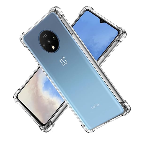 対応 OnePlus 7T ケース クリア ケース OnePlus7T カバー OnePlus 7T シェル スマホ保護カバー 〔SGS認証 クリア 美しい 光沢感 落下防止 衝撃吸収 保護 頑丈 軽量 傷防止 黄ばみ防止 ソフト 軽薄型 耐衝撃 米