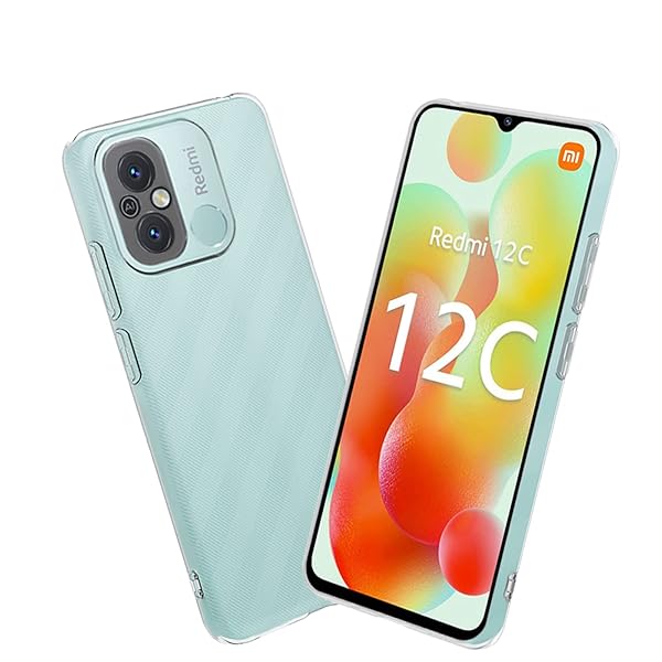 Xiaomi Redmi 12C 用の スマホケース Redmi12C 用の カバー TPU 超薄型 全面保護 ケース ソフト ケース クリア シリコン 透明 ...