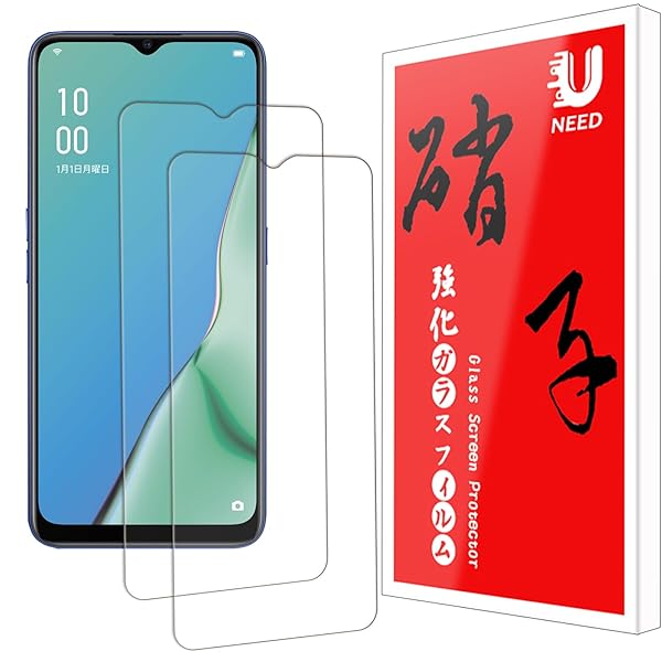 【2枚セット】 OPPO A5 2020 用のフィルム A9 2020/A11/A11X 用の ガラスフィルム OPPO A9 2020 用の 強化液晶保護フィ...