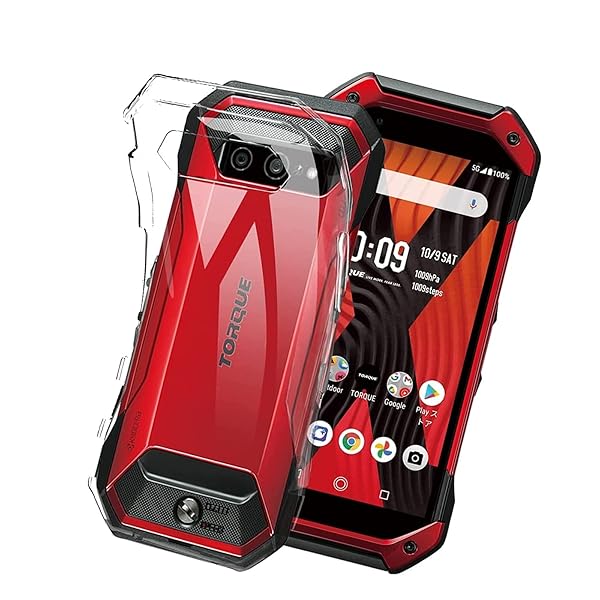 TORQUE 5G 用の スマホケース KYG01/G05 用の カバー TPU 超薄型 全面保護 ケース ソフト ケース クリア シリコン 透明 クリア ケー...