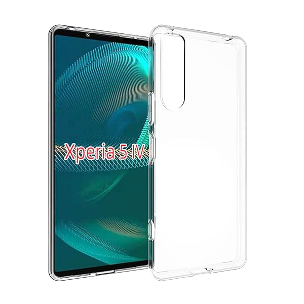 Xperia 5 IV ケース クリア SO-54C | SOG09 対応 クリアシリコンケース 薄型 柔軟 透明 TPU保護カバー 衝撃吸収 黄変しにくい 【...
