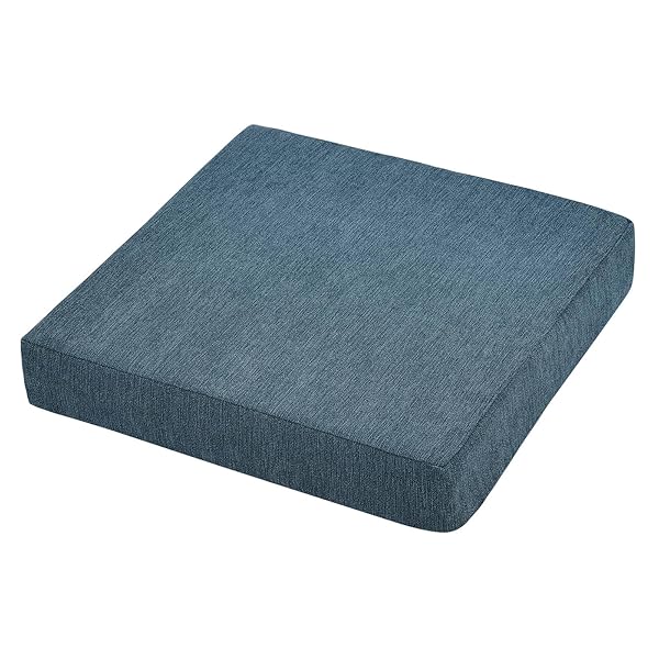 座布団 クッション 低反発＋高反発 厚め 7cm クッション 椅子 フロア 2層構造 カバー洗える 42角