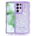 Samsung Galaxy s24 ultra ケース SC-52E SCG26 ケース クリア キラキラ かわいい tpuソフトケース 薄型 傷防止背面 滑り止め 指紋防止 ストラップホール付き スマホケース ギャラクシーs24 ultra カバ