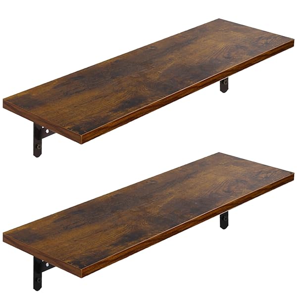 ウォールシェルフ 壁掛け棚 2個セット 防水 頑丈 壁 棚 ウォールラック おしゃれ 北欧 42cm 防カビ 防..