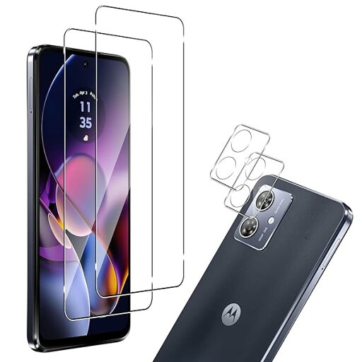 For Motorola Moto g64 5G / g64y 5G ガラスフィルム(2枚)+カメラフィルム(2枚) フィルム 衝撃吸収 9H硬度 飛散防止 2.5Dラウンドエッジ スクラッチ防止 旭硝子素材製 高透過率 高感度 For Motorola Moto g64 5G / g64y 5G ガラスフィルム(2枚)+カメラフィルム(2枚) フィルム 衝撃吸収 9H硬度 飛散防止 2.5Dラウンドエッジ スクラッチ防止 旭硝子素材製 高透過率 高感度