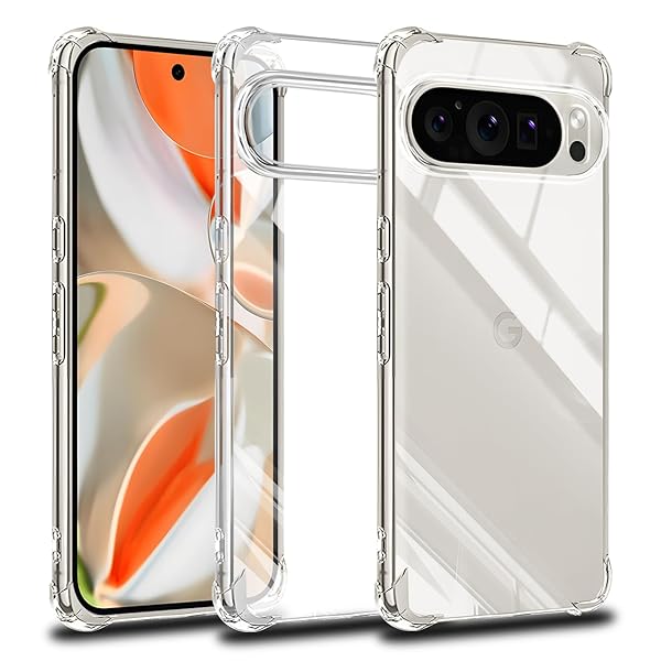 対応 Google Pixel 9 PRO XL ケース Google Pixel 9PRO XL クリア ケース Google Pixel 9 PRO XL カバー TPU 保護ケース カバー背面 シェル Google Pixel9 PRO XL