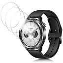 【3枚セッ】For Xiaomi Watch S4 フィルム Xiaomi Watch S4 ガラスフィルム 衝撃吸収 9H硬度 飛散防止指紋防止 2.5Dラウ...