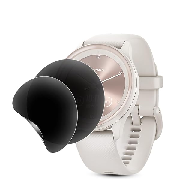 【覗き見防止 2枚セット】For Garmin(ガーミン) vivomove Sport フィルム 覗き見防止 キズ防止 For Garmin(ガーミン) vivomove Sport 保護フィルム 覗き見防止 プライバシーフィルム TPU素材 3D