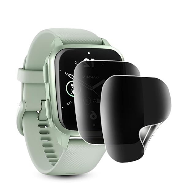 【覗き見防止 2枚セット】For GARMIN(ガーミン) Venu Sq 2/Venu Sq 2 Music フィルム 覗き見防止 キズ防止 For GARMIN Venu Sq 2 保護フィルム 覗き見防止 プライバシーフィルム TPU素材 3D