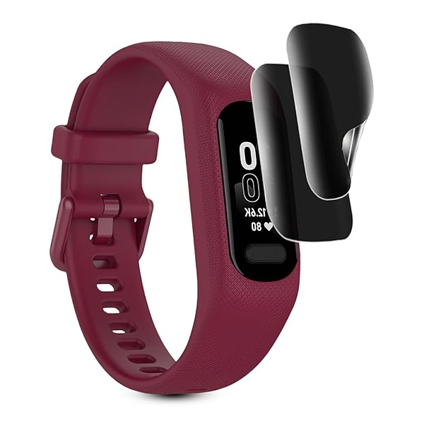 【覗き見防止 2枚セット】For GARMIN vivosmart 5 フィルム 覗き見防止 キズ防止 For GARMIN vivosmart5 保護フィルム 覗き見防止 プライバシーフィルム TPU素材 3D設計 浮き防止 気泡レス 指紋防止 ケ