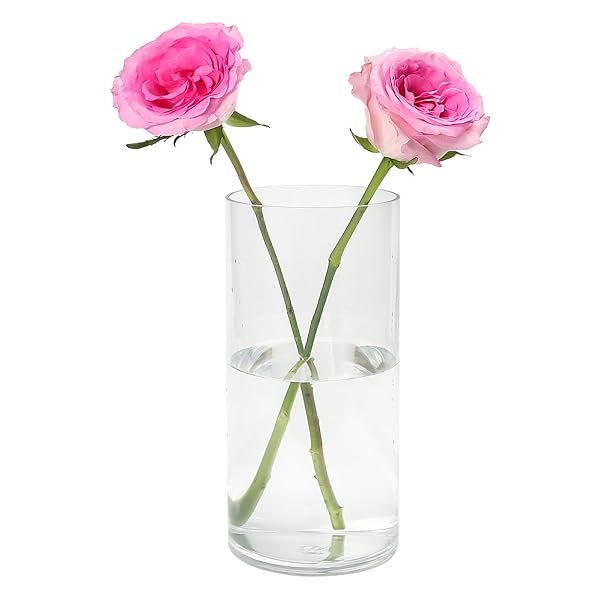 割れない花瓶 透明花瓶 高さ30cm フラワーベース 大きめ 割れない ポリカーボネート製 地震対策 円筒 ..