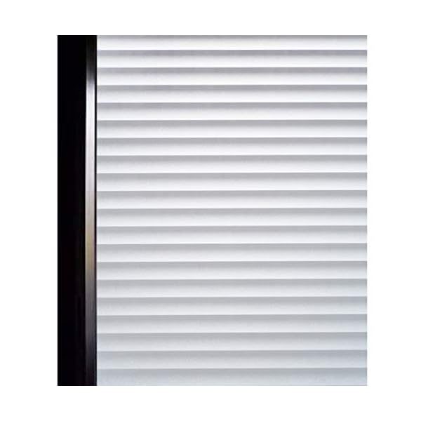 窓ガラスフィルム 目隠し シート 窓ガラスフィルム 断熱 遮光 窓に貼るブラインド 水で貼ってはがせる 取り付け簡単 掃除簡単 浴室 風呂 オフィス 窓 目隠し紫外線・UVカット ブラインド(0.443M X 2M)