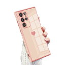 Galaxy S24 Ultra ケース docomo SC-52E / au SCG26 TPU カバー ハート 模様 おしゃれ 韓国 可愛い シンプル 薄型...