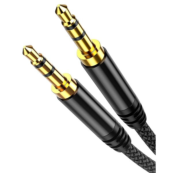 オーディオケーブル aux ケーブル 3.5mm オーディオケーブル ヘッドホンケーブル オス-オス ステレオミニプラグ ハイレゾ音質 ナイロン編み 高耐久性 金メッキ イヤホンジャック 音声ケーブル スピーカー/ヘッドフォン/PC/スマホ/MP3/