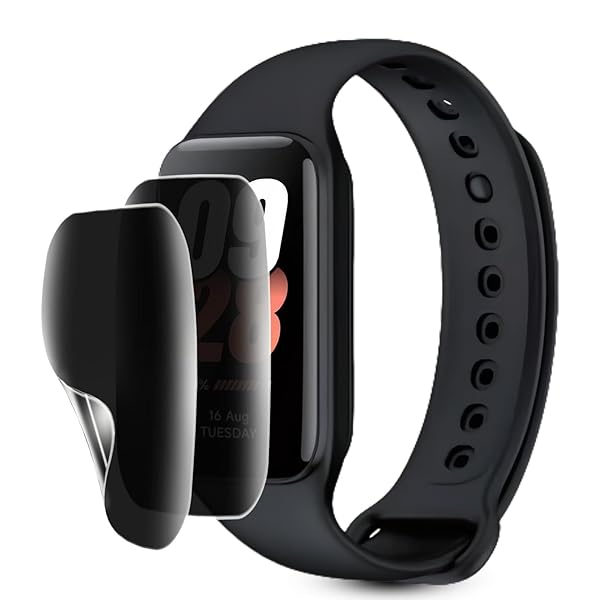 【覗き見防止 2枚セット】For Xiaomi Smart Band 9 Active 1.47インチ フィルム 覗き見防止 キズ防止 For Xiaomi Band 9 Active 保護フィルム 覗き見防止 プライバシーフィルム TPU素材 3D