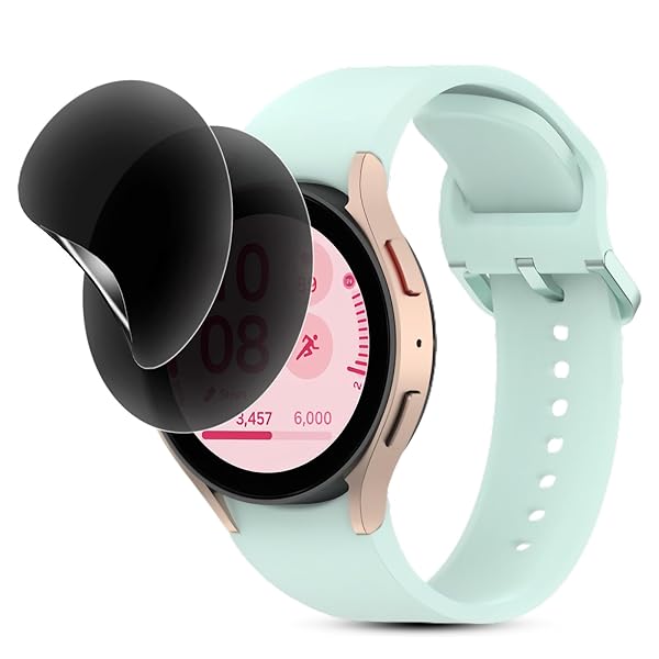 【覗き見防止 2枚セット】For Galaxy Watch FE 40mm フィルム 覗き見防止 キズ防止 For ギャラクシーウォッチ FE 40mm 保護フィルム 覗き見防止 プライバシーフィルム TPU素材 3D設計 浮き防止 気泡レス 指紋防
