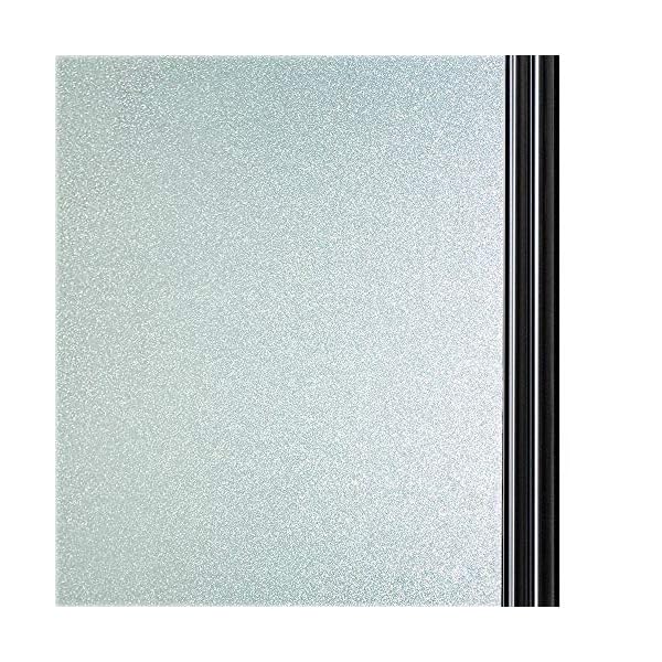 すりガラスシート 窓ガラス目隠しフィルム 窓ガラスフィルム 目隠し シートガラスフィルム 窓 窓用フィルム 窓 めかくしシート遮光シート断熱 紫外線カット 無接着剤 再利用可能 窓用シール 浴室 風呂 玄関 貼り直し可能 すりガラス調(60 x 20