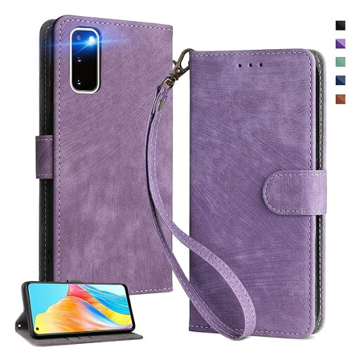 UnivoColors Galaxy S20/S20 5G (SC-51A/SCG01) 手帳型 スマホケース 携帯カバー 高級合皮 RFIDブロッキング カード収納 専属ストラップ同梱 マグネット開閉 横置きスタンド機能 放熱性 着脱しやすい 全面 UnivoColors Galaxy S20/S20 5G (SC-51A/SCG01) 手帳型 スマホケース 携帯カバー 高級合皮 RFIDブロッキング カード収納 専属ストラップ同梱 マグネット開閉 横置きスタンド機能 放熱性 着脱しやすい 全面