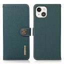 For iPhone ケース 15 手帳型 本革 For アイフォン カバー 15 本革 財布型 シュリンクカーフレザー 高級本皮 耐衝撃 マグネット式ボタン ...