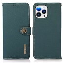 For iPhone 14 pro max ケース 手帳型 本革 For アイフォン14プロ マックス カバー 財布型 シュリンクカーフレザー 高級本皮 耐衝撃...