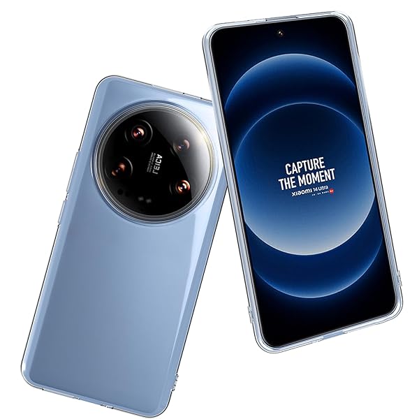 Xiaomi 14 Ultra 用の スマホケース シャオミ 14 Ultra 用の カバー TPU 超薄型 全面保護 ケース ソフト ケース クリア シリコン...