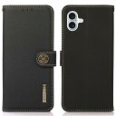 For iPhone 16 ケース 手帳型 本革 For アイフォン 16 本革 財布型 シュリンクカーフレザー 高級本皮 耐衝撃 マグネット式ボタン スピーカ...