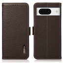 For Google Pixel 8 ケース 手帳型 本革 ピクセル 8 カバー 財布型 高級本皮 シュリンクカーフレザー シンプル手帳ケース 耐摩擦 サイドマ...