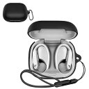 For Beats Powerbeats Pro 2 ケース柔らかなシリカゲルのスポーツクールなデザイン 装着充電可能 衝撃吸収 防水 防塵 軽量 紛失防止用のフックを搭載した スリムソフト ケースカバー 落下防止 Beats Powerbeats