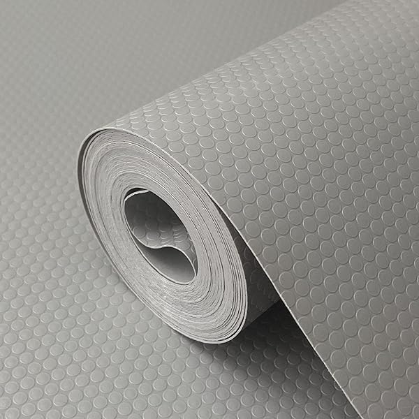 食器棚シート 35cmx6m 引き出しシートシェルフライナー キッチンシート EVA製 保護マット 滑り止め 抗菌 防カビ 収納シート 冷蔵庫マット 本棚マット 自由裁断 (ライトグレー,35x600cm)