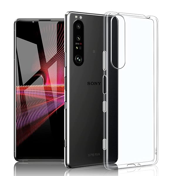 Xperia 1 iii 用の スマホケース SO-51B/SOG03 用の カバー TPU 超薄型 全面保護 ケース ソフト ケース クリア シリコン 透明 ...