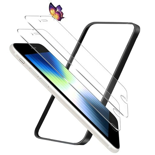 【2枚セット】 iPhone SE3/SE2 用のフィルム iPhone8/iPhone7 用の ガラスフィルム iPhone SE 第3世代/第2世代 用の 強化液晶保護フィルム ワンタッチ貼付け/気泡ゼロ/ケースと干渉せず/硬度9H/飛散防止/指 【2枚セット】 iPhone SE3/SE2 用のフィルム iPhone8/iPhone7 用の ガラスフィルム iPhone SE 第3世代/第2世代 用の 強化液晶保護フィルム ワンタッチ貼付け/気泡ゼロ/ケースと干渉せず/硬度9H/飛散防止/指