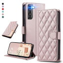 UnivoColors Galaxy S22 5G(SCG13/SC-51C)キルティングレザー調 手帳型ケース エレガント 高質PU マグネット開閉式 カード...