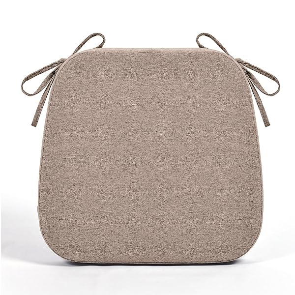 座布団 椅子用 低反発+高反発 二層構造 椅子クッション 紐付き お尻が痛くならない 低反発クッション 洗えるカバー 滑り止め ダイニングチェア用 1枚