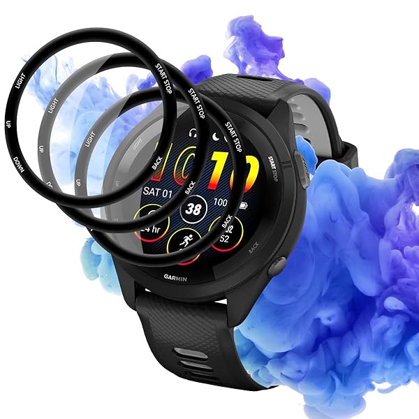 対応 garmin 265 / garmin 265 Music フィルム 【3枚セット】 対応 ガーミン Forerunner 265 / ガーミン Fore...