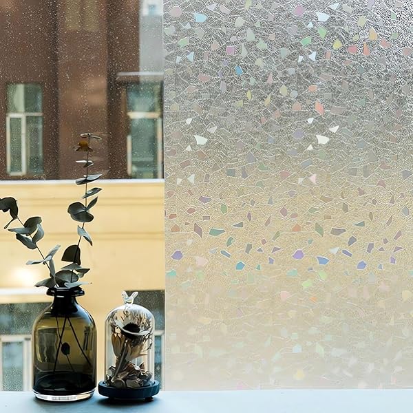 窓ガラス目隠しフィルム めかくしシート ガラス 窓用 フィルム シール 窓 ガラスフィルム 水で貼ってはがせる 外から見えない UVカット 飛散防止 リメイク 目隠し 窓ガラス 目隠しシート 窓フィルム