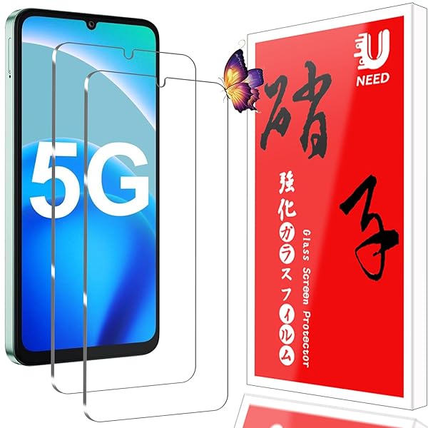 【2枚セット】FOSSiBOT S1 5G 用のフィルム FOSSiBOT S1 用の ガラスフィルム 強化液晶保護フィルム ワンタッチ貼付け/気泡ゼロ/ケース...