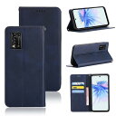 ZTE Libero 5G II A103ZT ケース 手帳型 カバー PUレザー カード収納 財布型 耐衝撃 ケース マグネット スタンド機能付き 5色(ZT...
