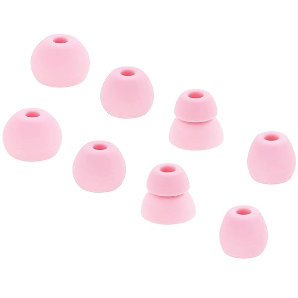 イヤーピース イヤーチップ Powerbeat s Pro イヤホン 用 シリコン製 4サイズ 4ペア クラウドピンク （..