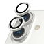 カメラフィルム iPhone 16/16 Plus用 カメラカバー 9H強化ガラス アルミ合金 アイフォン16/16Plus用 カ..